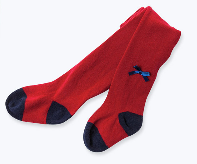 children's tights with bow 