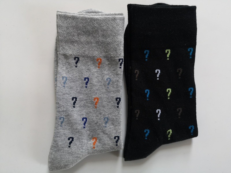 man's  business  sock 